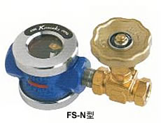 FS-C / FS-N flow sight type with needle valve